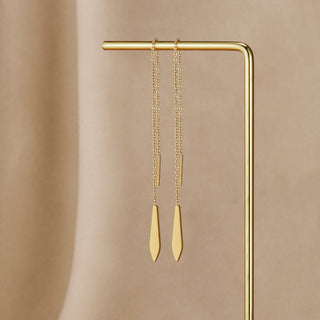 Gold Dakota Tassel Earrings