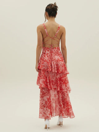 Women's Floral Summer Maxi Dress