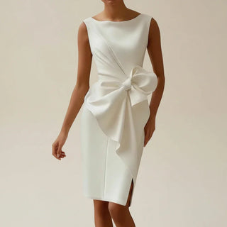 Women's Sleeveless Cocktail Midi Dress