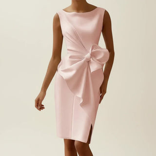Women's Sleeveless Cocktail Midi Dress