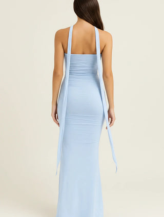 Women's Strapless Evening Maxi Dress