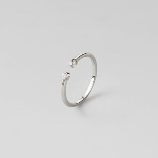 Cali Silver Crystal Ring