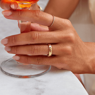 Calira Twisted Infinity Ring