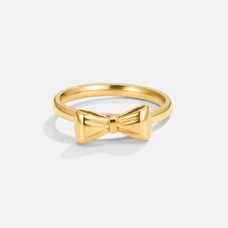 Ellie Gold Bow Ring