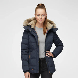 Women's Hooded Quilted Puffer Jacket