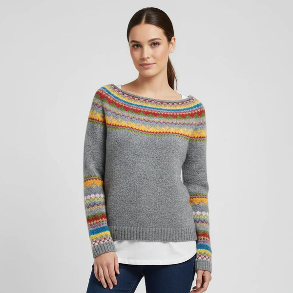 Women's Fair Isle Long Sleeve Sweater