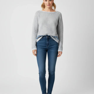 Women's Printed Crewneck Sweater