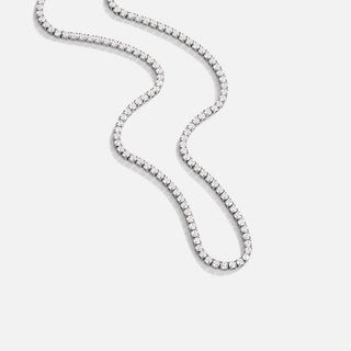 Cordelia Silver Crystal Necklace