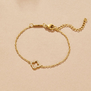 Luxe Crystal Clover Bracelet