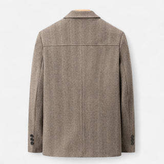 Men's Button-Down Herringbone Jacket