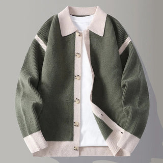 Men's Button-Front Sweater Jacket