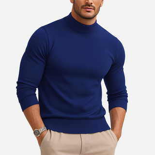 Men's Fitted Turtleneck Sweater