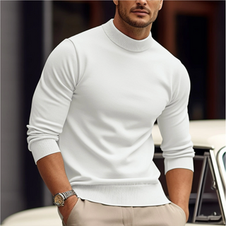 Men's Fitted Turtleneck Sweater