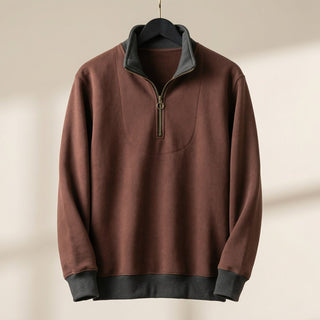 Men's Quarter Zip Pullover Sweater