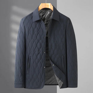 Men's Quilted Button-Down Jacket