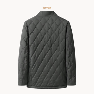Men's Quilted Collared Jacket