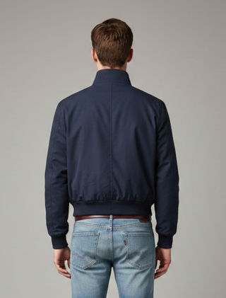 Men's Stand Collar Bomber Jacket