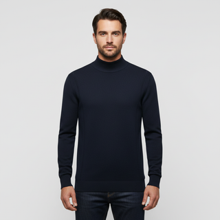 Men's Turtleneck Fitted Sweater