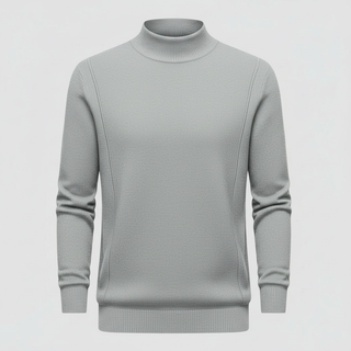 Men's Turtleneck Fitted Sweater