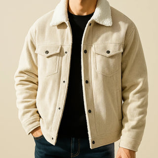 Men's Sherpa Lined Curdory Jacket
