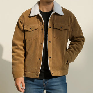 Men's Sherpa Lined Curdory Jacket