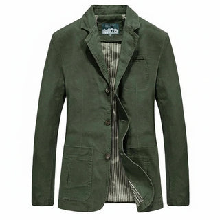 Men's Notch Lapel Blazer Jacket