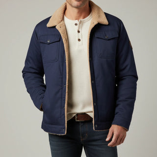 Men's Sherpa Collar Trucker Jacket