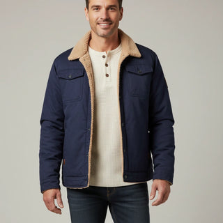 Men's Sherpa Collar Trucker Jacket