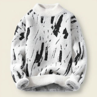 Men's Warm Patterned Sweater