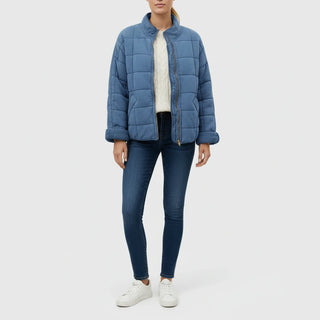 Women's Quilted Bomber Jacket