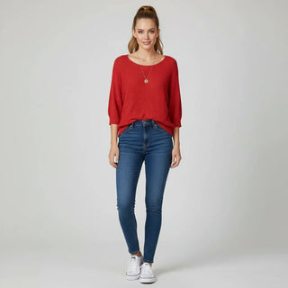 Women's Scoop Neck Sweater