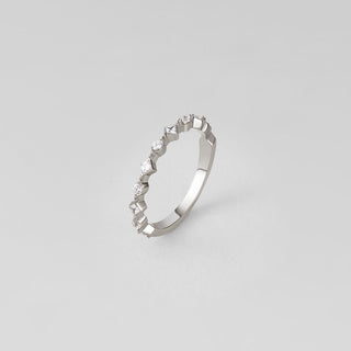 Silver Milana Crystal Ring