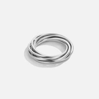 Twisted Mia Silver Ring