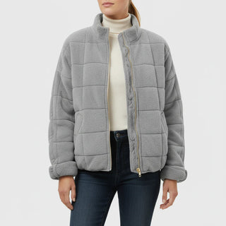 Women's Quilted Bomber Jacket