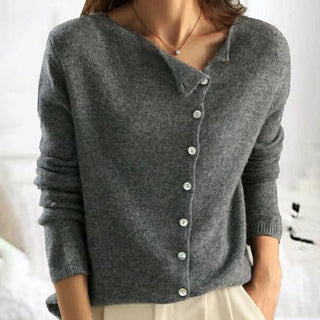 Women's Button-Front Knit Sweater