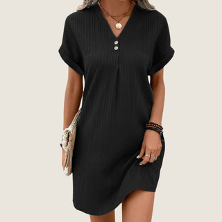 Women's Button-Front Mini Dress