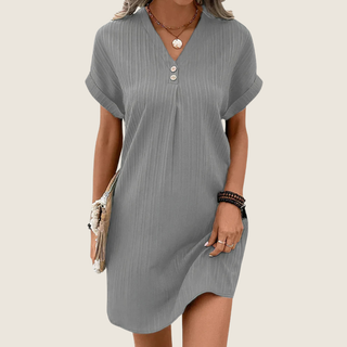 Women's Button-Front Mini Dress