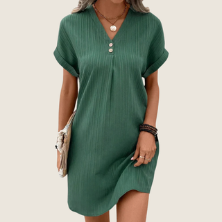 Women's Button-Front Mini Dress