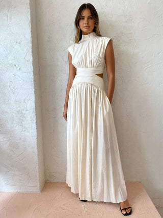 Women's Cutout A-Line Maxi Dress
