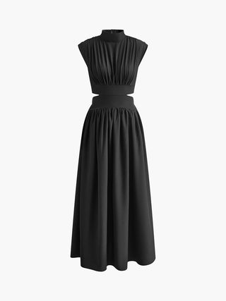 Women's Cutout A-Line Maxi Dress