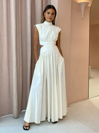 Women's Cutout A-Line Maxi Dress