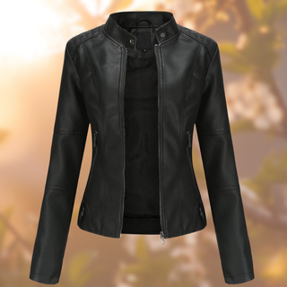Women's Fitted Stand Collar Jacket