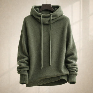Women's Hooded Cowl Neck Sweater