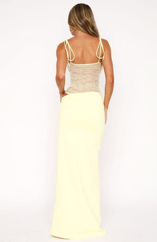 Women's Lace Bodycon Maxi Dress