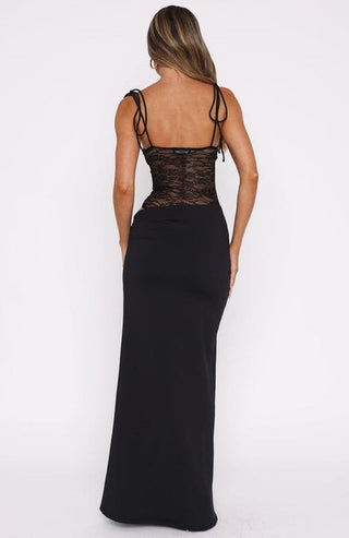 Women's Lace Bodycon Maxi Dress
