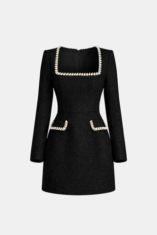 Women's Long Sleeve A-Line Mini Dress