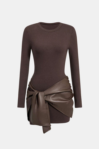 Women's Long Sleeve Bodycon Mini Dress