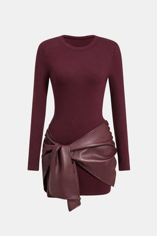 Women's Long Sleeve Bodycon Mini Dress