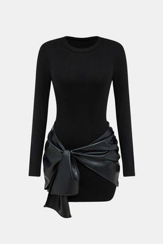 Women's Long Sleeve Bodycon Mini Dress