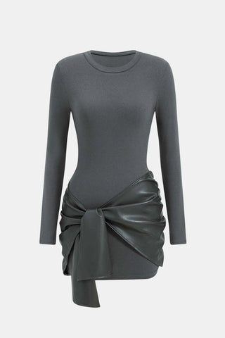 Women's Long Sleeve Bodycon Mini Dress